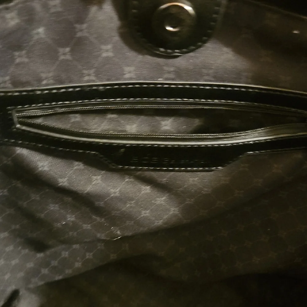 BCBGeneration Black Studded Tote with Silver Accents - Picture 7 of 7